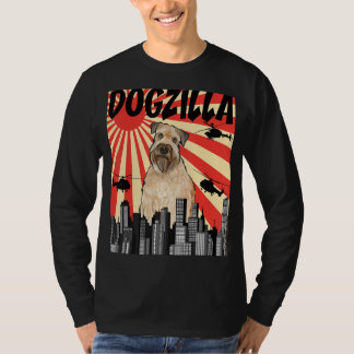 Funny Retro Japanese Dogzilla Soft Coated Wheaten T-Shirt
