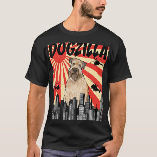 Funny Retro Japanese Dogzilla Soft Coated Wheaten T-Shirt