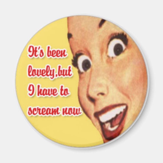 Funny Retro Magnet 5 (Front)