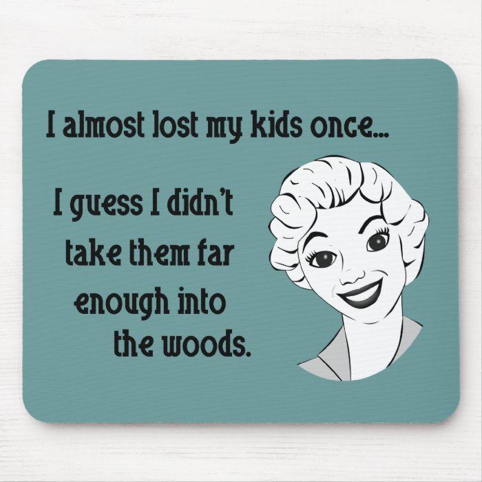 Funny Retro Mom Mousepad