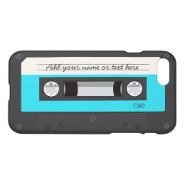 Funny Retro Music Cassette Tape Custom Name iPhone 8/7 Case