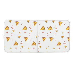 Funny Retro Pepperoni Pizza Minimalist Pattern Beer Pong Table