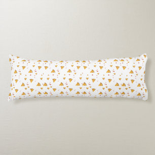 Funny Retro Pepperoni Pizza Minimalist Pattern Body Pillow