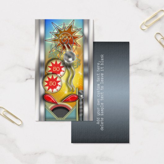 Funny Retro Pinball Machine Personalized (Office)