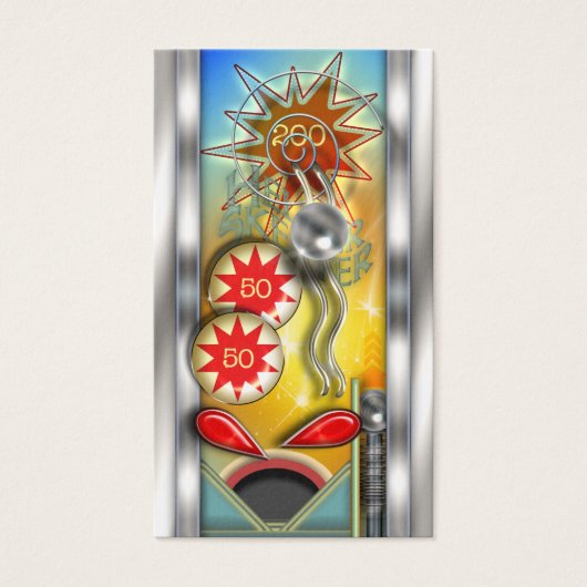 Funny Retro Pinball Machine Personalized (Front)