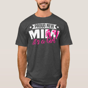 Funny Retro Proud New Mimi It's A Girl Gender Reve T-Shirt