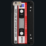 Funny Retro Red Music Cassette Tape Pattern Barely There iPhone 6 Plus Case<br><div class="desc">Vintage Funny Vintage Red Music Cassette Tape Pattern - Pretty Cool and Unique iPhone 6 Case design for you. Sample image :</div>