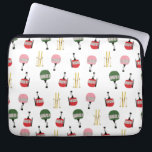 Funny Retro Ski Lift Gondola Winter Skiing Skiers Laptop Sleeve<br><div class="desc">Modern ski-themed gift for him and her. Retro ski lift gondola and vintage skis with poles illustration pattern for skier. Skiing,  skier,  skis,  snowboard,  snowboarding themed home decor and gifts.</div>
