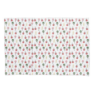 Funny Retro Ski Lift Gondola Winter Skiing Skiers Pillow Case