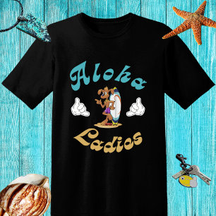 Funny retro surf design with dog - Aloha T-Shirt