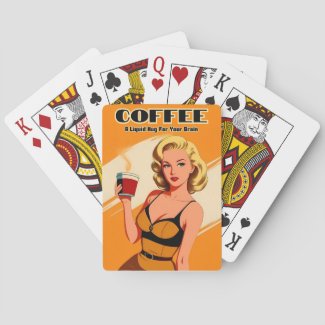 Funny Retro Vintage Coffee Caffeine Humor