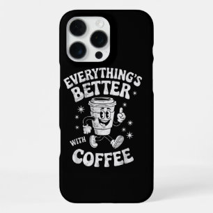 Funny Retro Vintage Coffee Men or Women Coffee iPhone 16 Pro Max Case