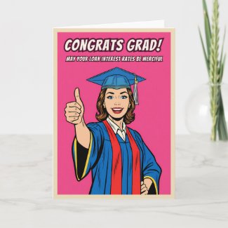 Funny Retro Vintage College Graduation Pop Art