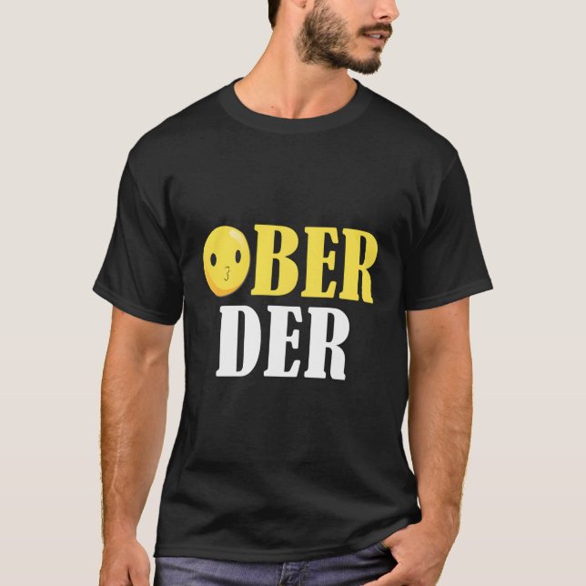 Funny Retro Vintage Filipino Pinoy Ober Der T-Shirt (Front)