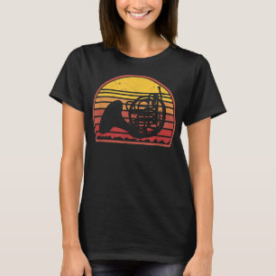 Funny Retro Vintage French Horn4 T-Shirt