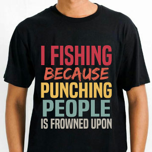 Funny Retro Vintage Outdoor Fishing Lover Black T-Shirt