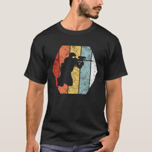 Funny Retro Vintage Paintball 80s Style T-Shirt
