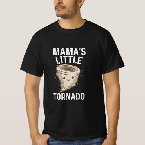 Funny Retro Vintage Weather Man Mamas Little Torna T_Shirt