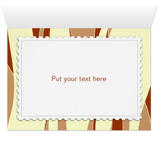 Funny Retro woman cooking Card (Inside Horizontal (Bottom))