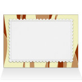 Funny Retro woman cooking Card (Inside Horizontal (Top))