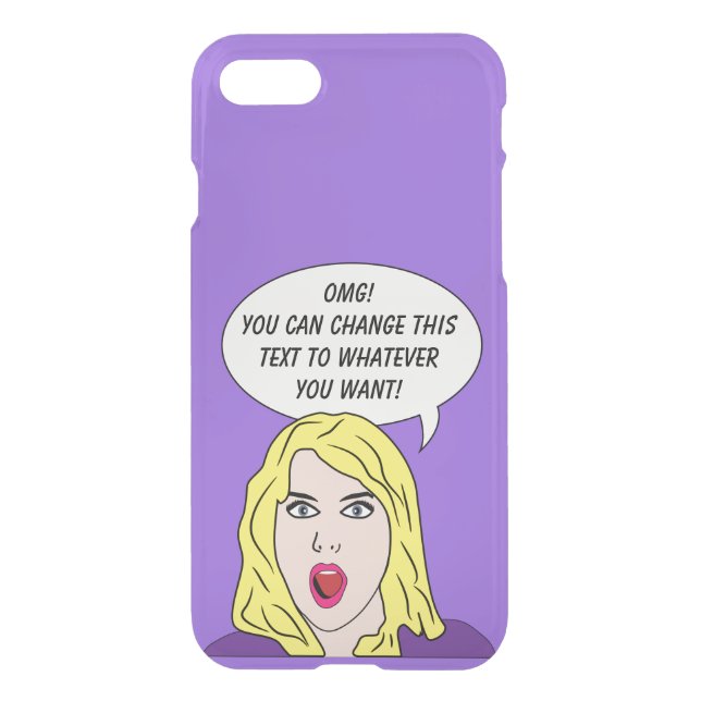 FUNNY RETRO WOMAN custom phone cases (Back)