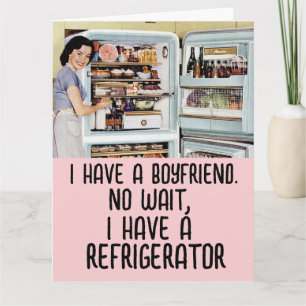 FUNNY RETRO WOMAN FRIENDSHIP BLANK INSIDE CARDS