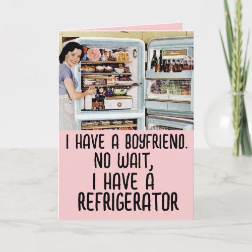 FUNNY RETRO WOMAN FRIENDSHIP VALENTINES DAY CARDS