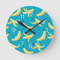 Funny Retro Yellow Banana Pattern Party Editable