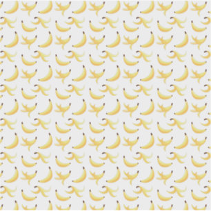Funny Retro Yellow Banana Pattern Party Editable Sticker
