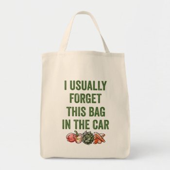 Funny Reusable Grocery Shopping Bag by tobegreetings at Zazzle