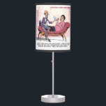 Funny Reverse Mortgage Therapy Table Lamp<br><div class="desc">You are viewing a table lamp from Google’s #1 ranked Londons Times Cartoons by Rick London created exclusively for RickLondonGifts.com. The title of the cartoon gift is “Reverse Mortgage Therapy”. We think you will enjoy your order, so much so that it comes with a 30 day 100% money back guarantee...</div>