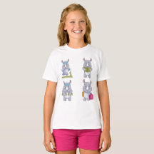 Funny Rhino Fitness T-Shirt | Cute Rhinoceros Work