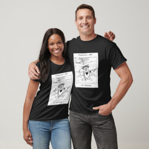 Funny Rick London Field Mouse Cartoon Comic T-Shirt