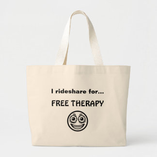 Funny Rideshare Driver Tote Bag Gig Economy Humor