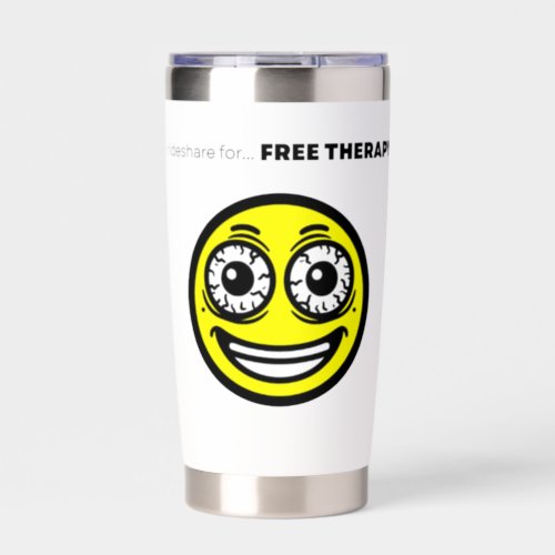 Funny Rideshare Travel Tumbler Coffee Cup