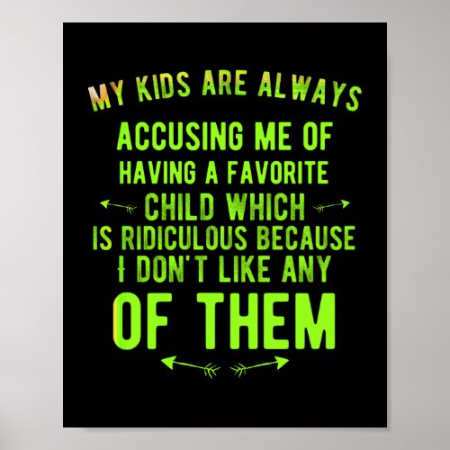 Funny Ridiculous child Poster