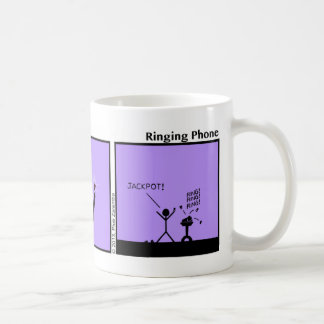Funny Ringing Phone Stickman Mug - 101