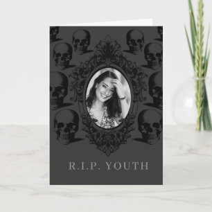 Funny RIP Youth Birthday Card Personalized Photo