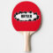 Funny ripped hole table tennis ping pong paddle