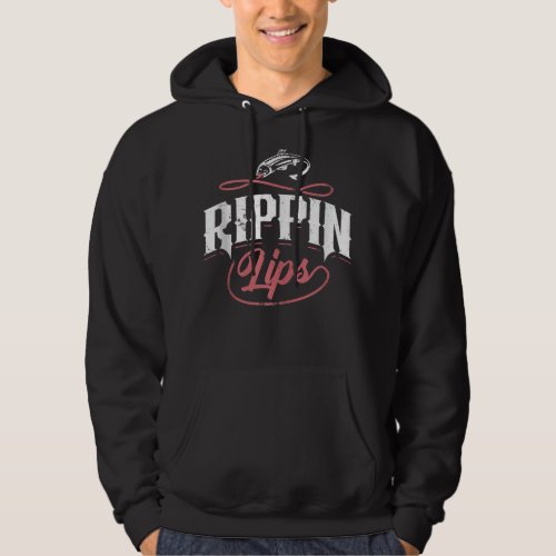 Funny Rippin Lips Bass Pro Fishing Gift Men Women  Hoodie
