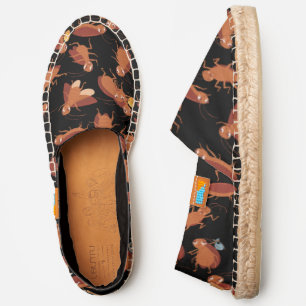 funny roaches insect cockroach bug espadrilles