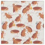 funny roaches insect cockroach bug fabric