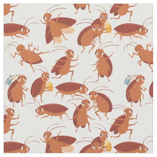 funny roaches insect cockroach bug fabric