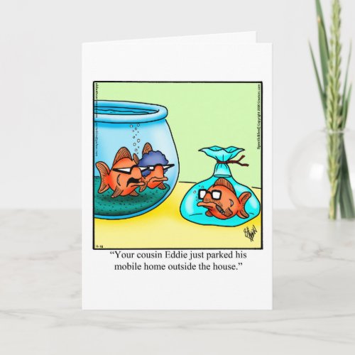 Funny Road Trip Humor Greeting Card