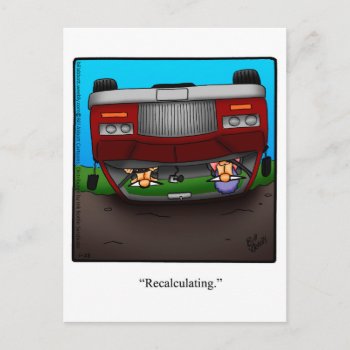 Funny Road Trip Humor Postcard by Spectickles at Zazzle
