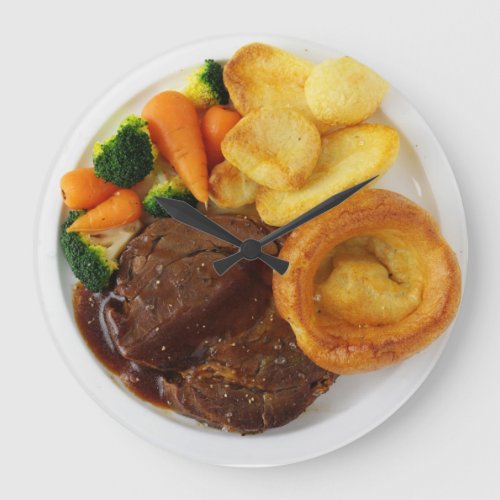 Funny Roast Beef Dinner Clock