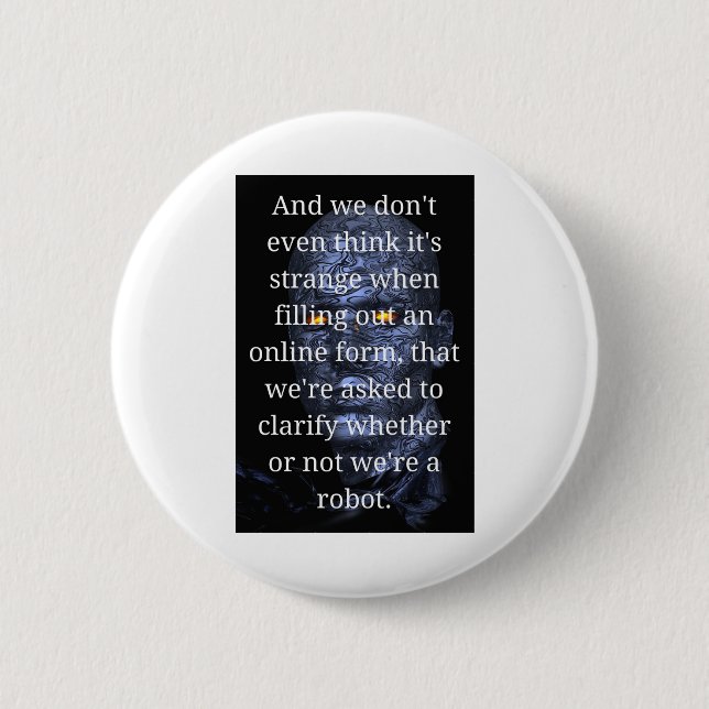 Funny Robot Button (Front)