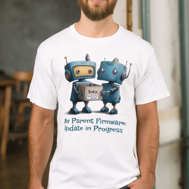 Funny Robot Parents Baby Arrival Shirt (Creator Uploaded)