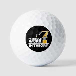 Funny Robotics Art For Men Kids Robot Robotics Eng Golf Balls
