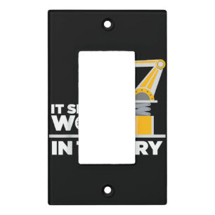 Funny Robotics Art For Men Kids Robot Robotics Eng Light Switch Cover
